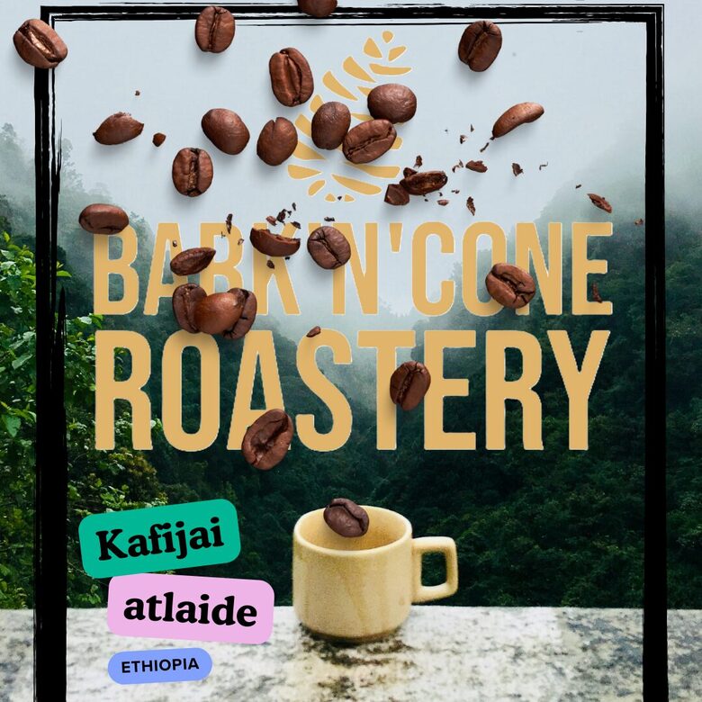 Kafijas grauzdēšanas process Bark n Cone Roastery ražotnē Jūrmalā